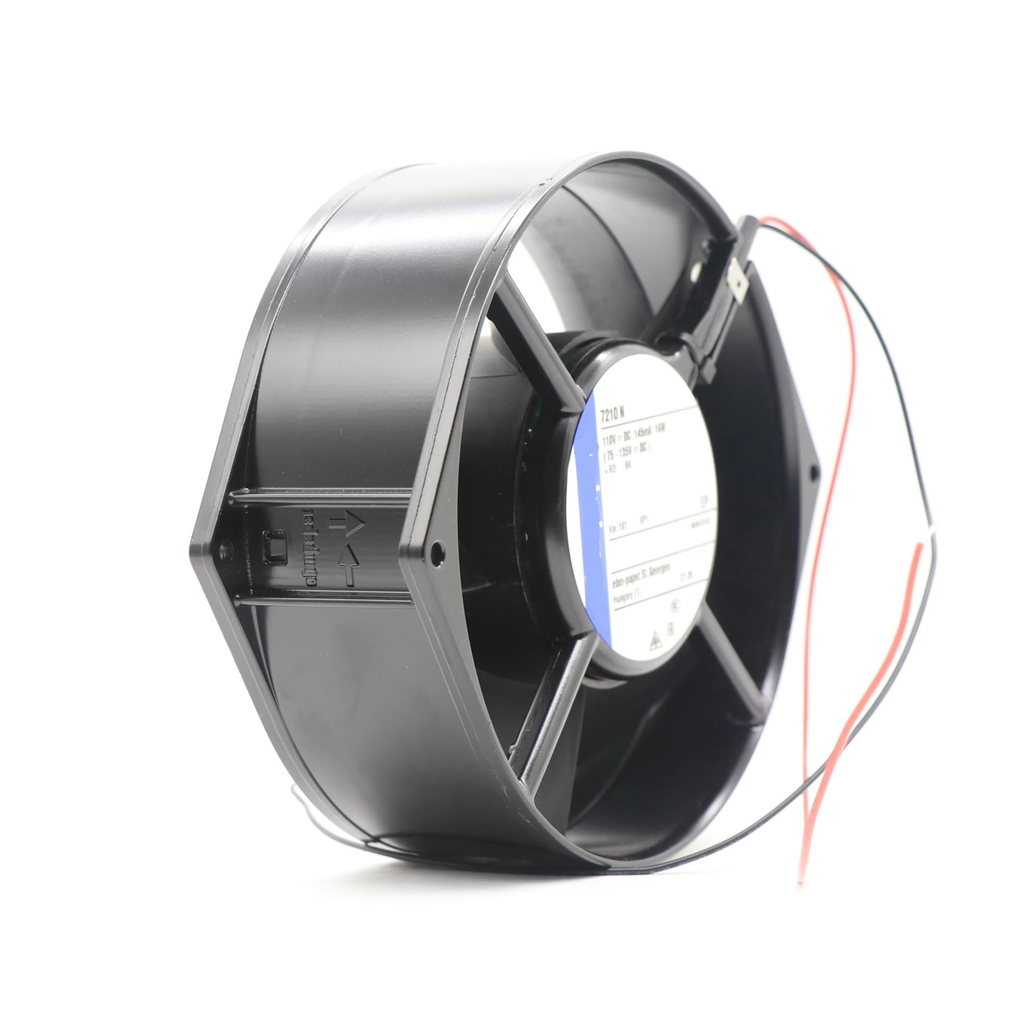 7210N-181 Wentylator chłodzący osiowy z łożyskiem kulkowym 110 V AC 16 W 0,145 A 3050 obr./min 172 x 55 mm 345 m3/h
