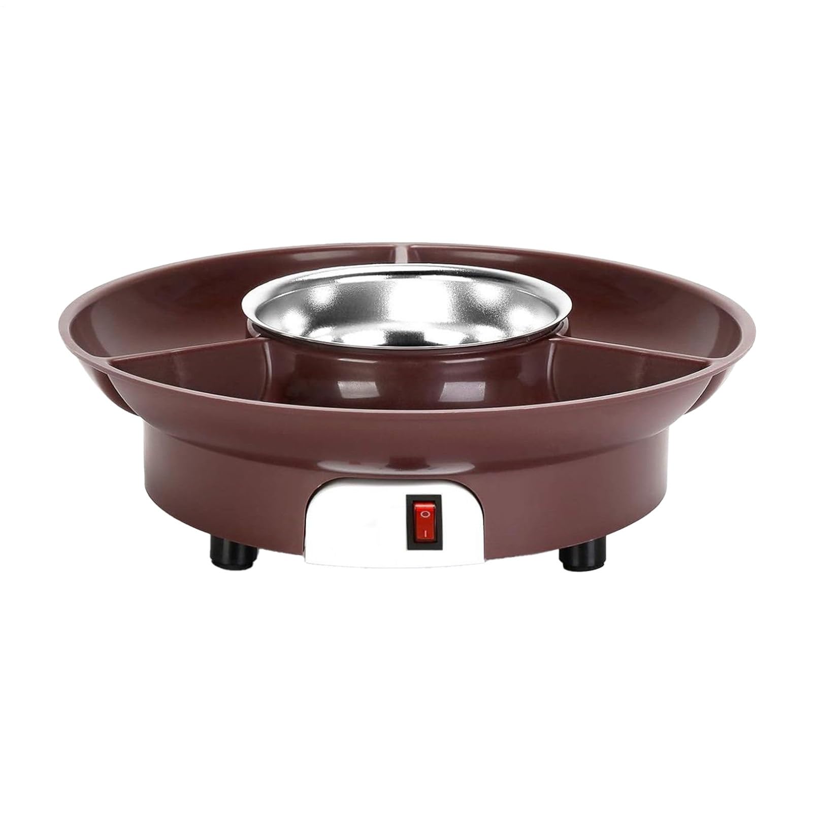 Generico Für Fondue - Sicherer Wärmer für Süßigkeiten und Cremes - Behälter zum Schmelzen von Süßigkeiten, ideal für Dessert Kaffee Milch Küche Party Camping Picknick