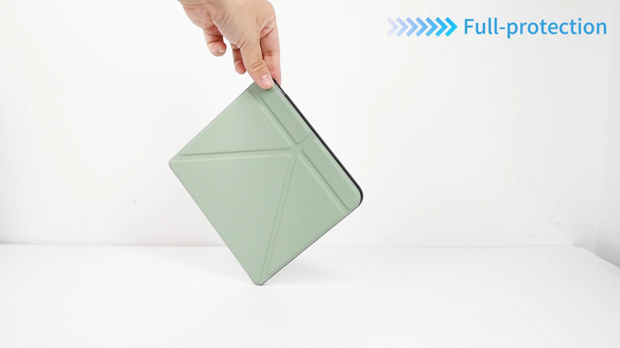 Caweet Étui Origami Pour Tolino Vision Colour 2024 & Kobo Libra Colour - Marbre Lilas