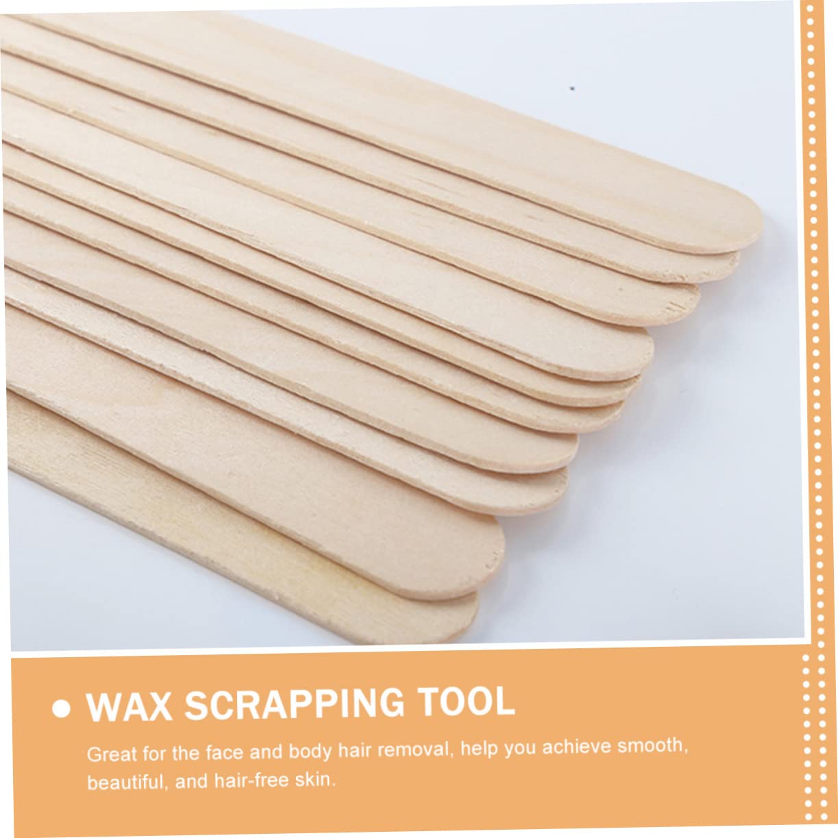 minkissy Portable Wax Applicator Professional Waxing Sticks for Hard Wax Hair Removal Diy Craft