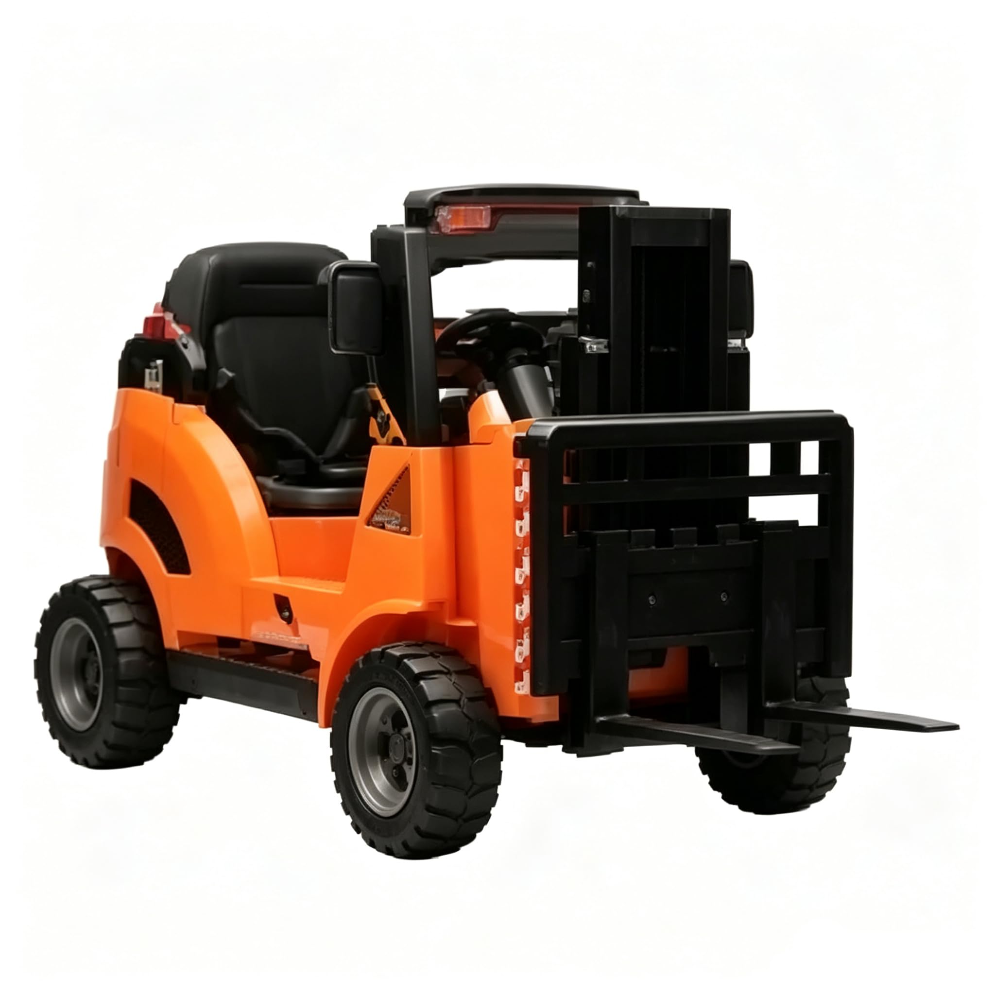 Garvee Muletto Elettrico per Bambini 12V, con Forche Regolabili, Arancione
