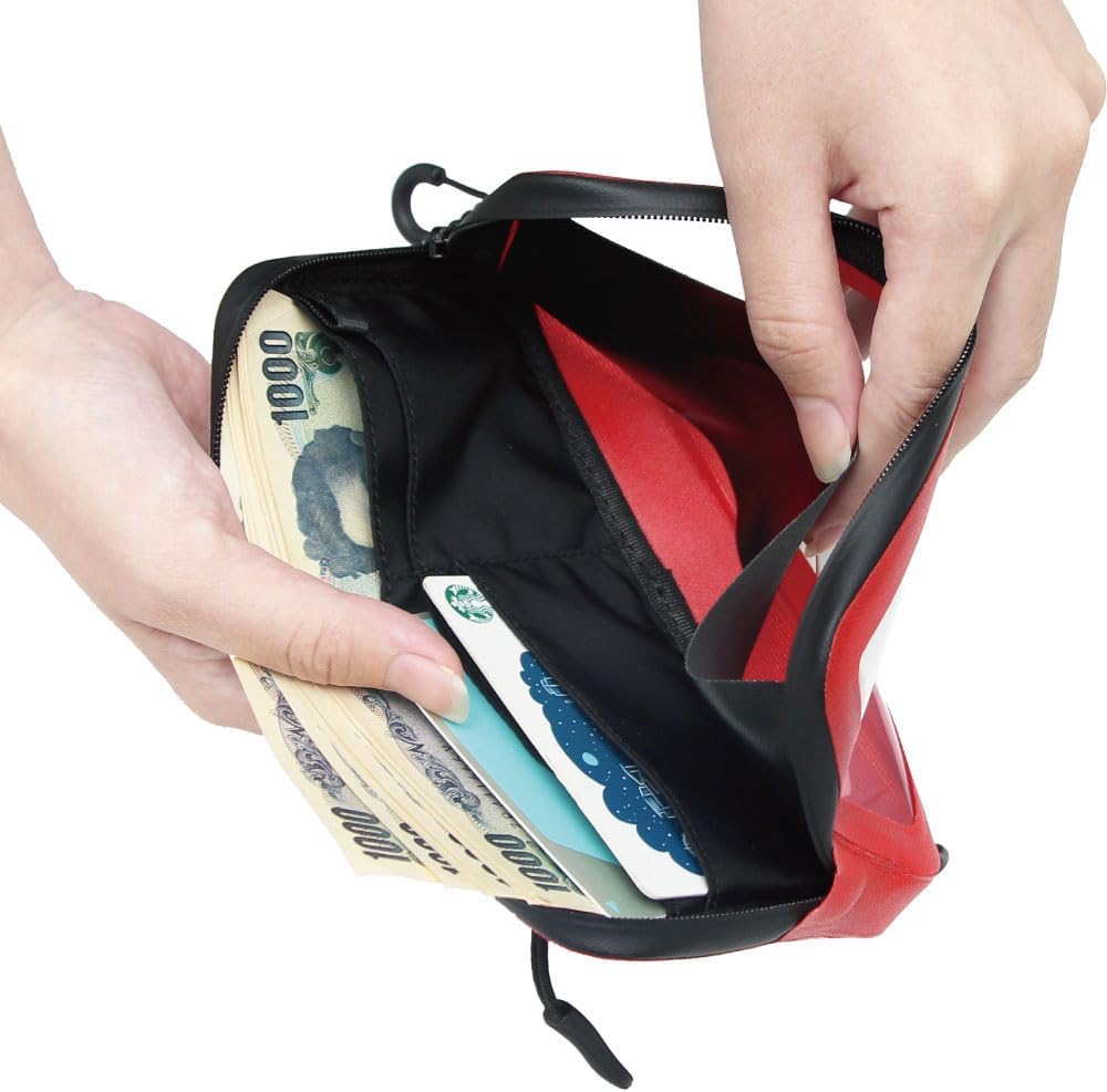 R250 Waterproof Smart Wallet Clear SL Red