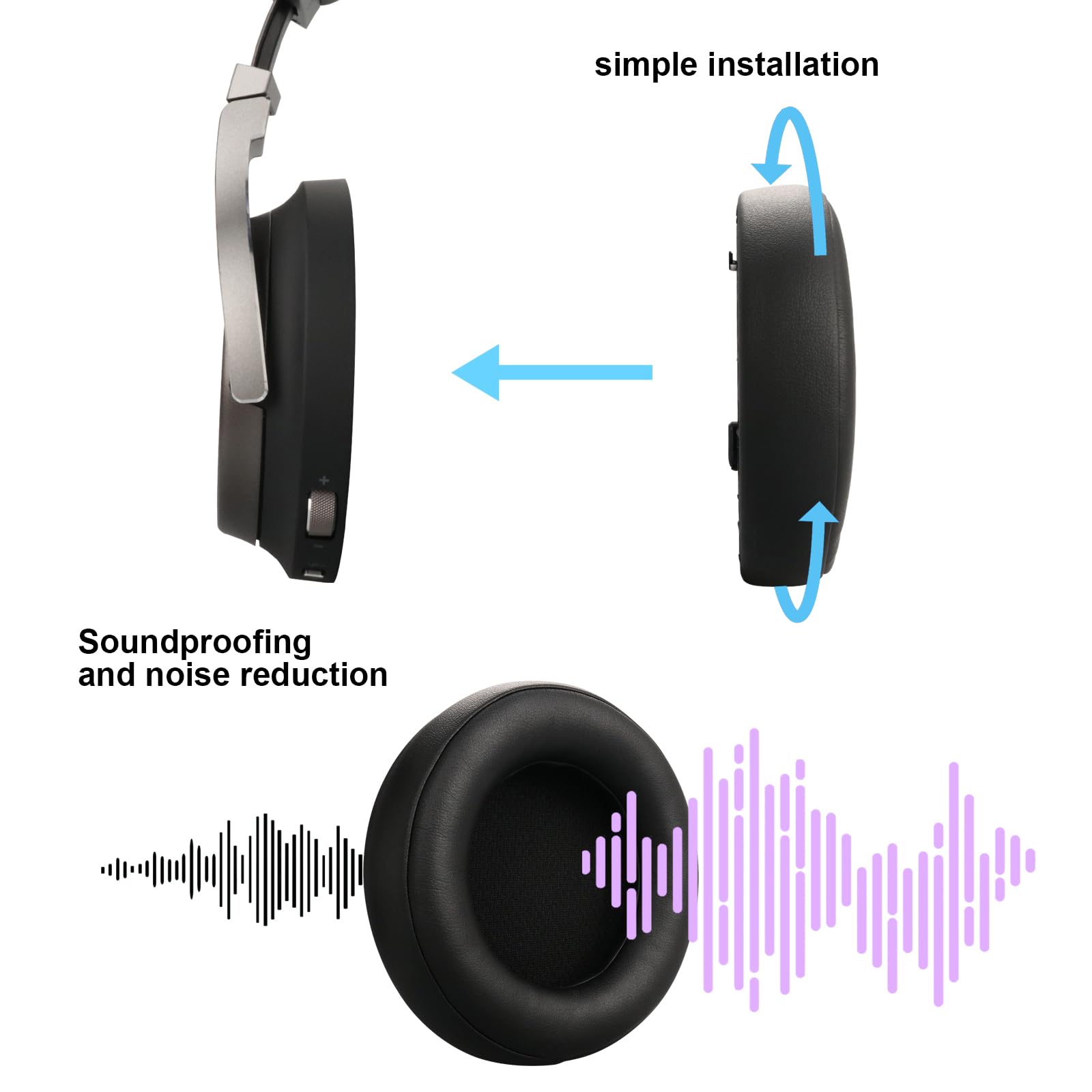 Cuscinetti Per Cuffie Corsair Virtuoso - Gel Di Raffreddamento, Isolamento Rumore - Foto 5