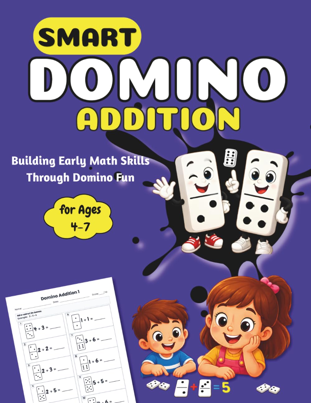 Smart Domino Addition: Building Early Math Skills Through Domino Fun for Ages 4–7