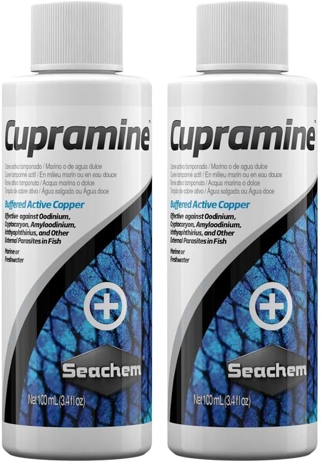 Image of Seachem Cupramine Copper 100ml (Pack of 2)