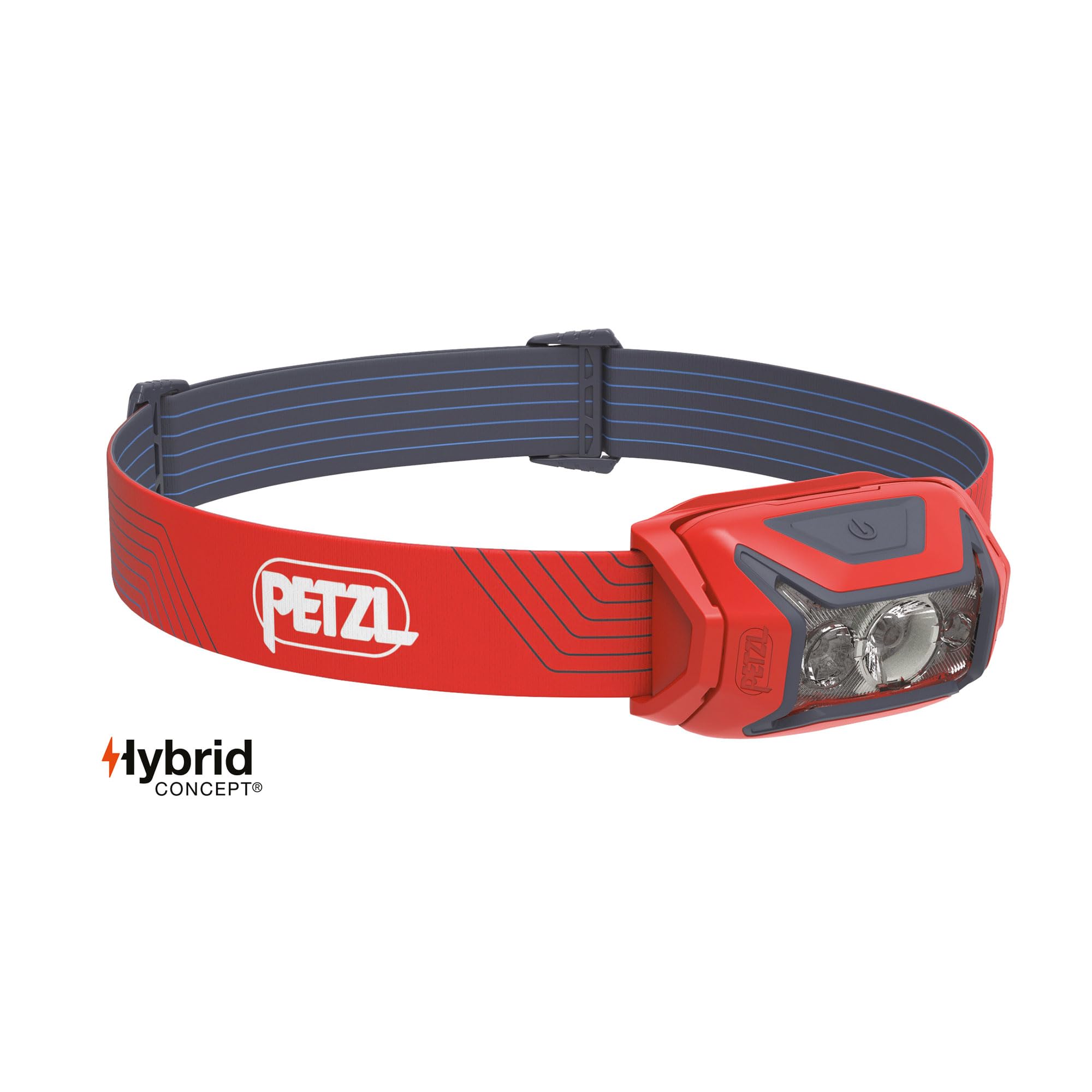 PETZL Unisex – Yetişkin Active çok fonksiyonlu kompakt ön lamba, kırmızı, U