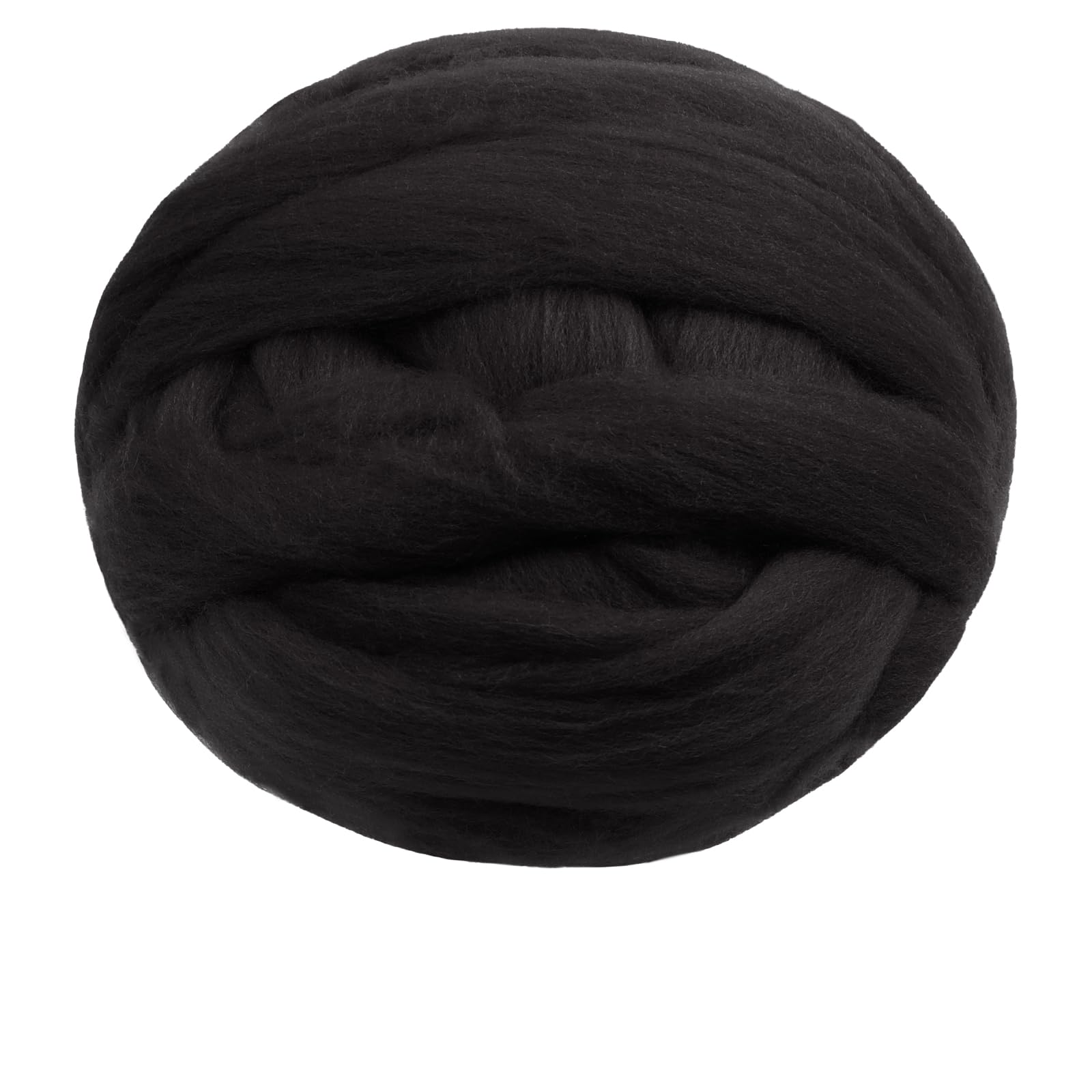 Uiopa Needle Felting Wool, 200g Felting Wool Soft Wool Roving Yarn, Coffee Wool Roving for Needle Felting, Wet Felting, Felting Projects, DIY Crafts