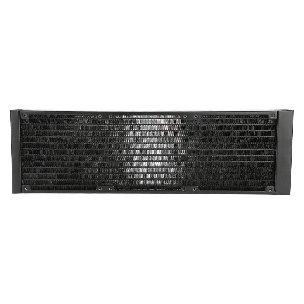 Radiateur Refroidisseur Eau Aluminium 12 Tubes – G1/4 – 360mm – Séparateur Intégré – Pour Watercooling PC & Industrie