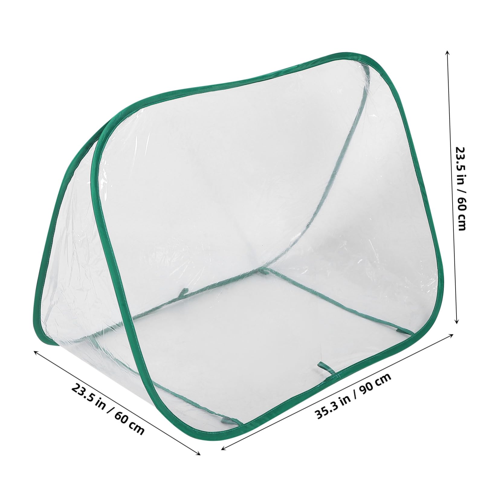 Supvox Faltbares Mini-gewächshaus Tragbares Blumenzelt Aus PVC-Material Kleines Pflanzengewächshaus Für Außenbereich Für Sukkulenten Und Kleine Pflanzen
