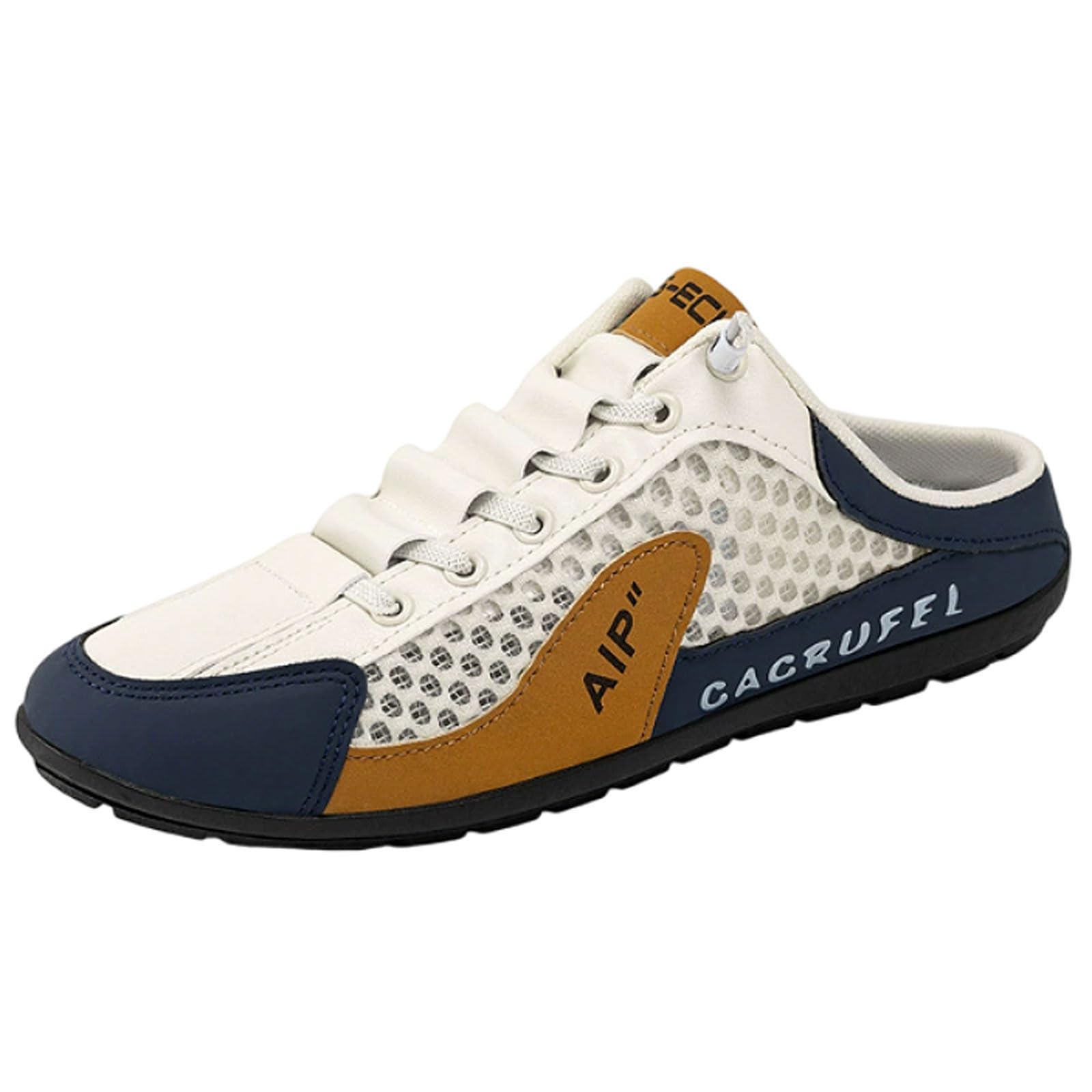 Sommer Slipper offener Rücken,Herren Mule Sneakers,Halboffene Schuhe Herren,Mesh,Bequeme,Weichen,Leichtgewichts,Atmungsaktiv,VerschleißFest,Geeignet Wandern und Campen