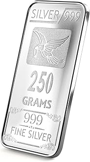 250 grams 999 Silver Bar