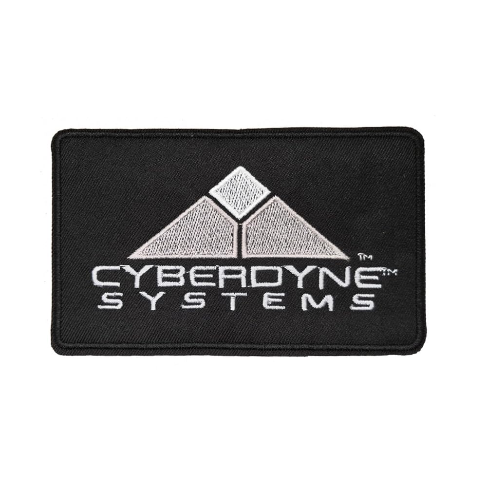 KLORIZKLORIZ Cyberdyne Systems Logo Embroidered Iron On Patches Movie Terminator Accessories Badge
