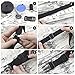 BTNOW Plastic Side Release Buckles 15 Pieces 1 Inch Flat Shape Brand 15 Pieces Tri-glide Slides for 1 Inch Webbing Strap