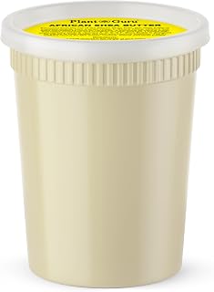 PlantGuru Raw African Shea Butter 32oz Bulk - 100% Pure Unrefined Ivory from Ghana for Dry Skin, Hair Growth & DIY Soap Lip Balm