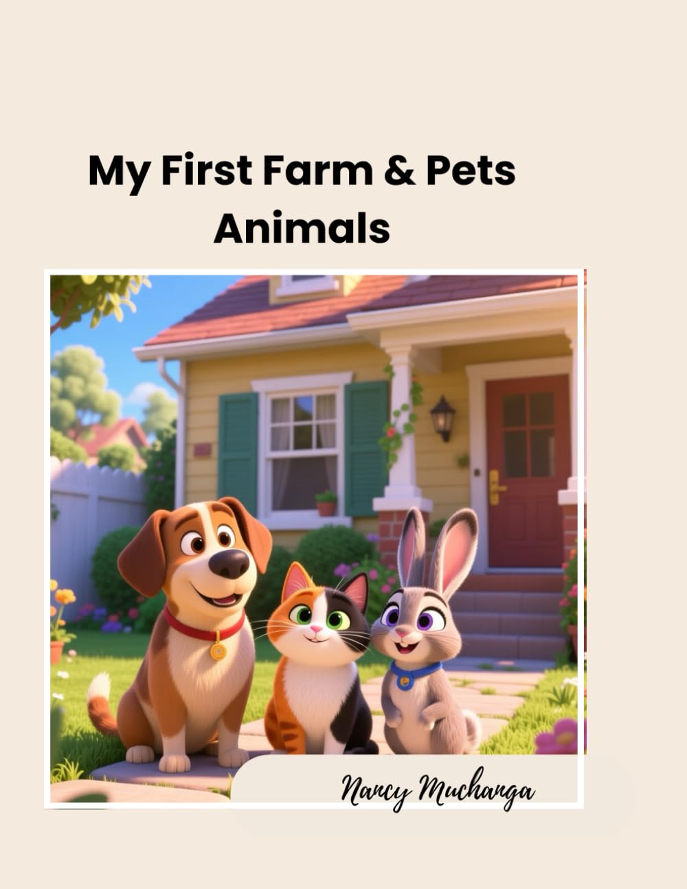 My First Farm & Pets Animals: Coloring Book for Toddlers (Little Explorers Coloring Series)