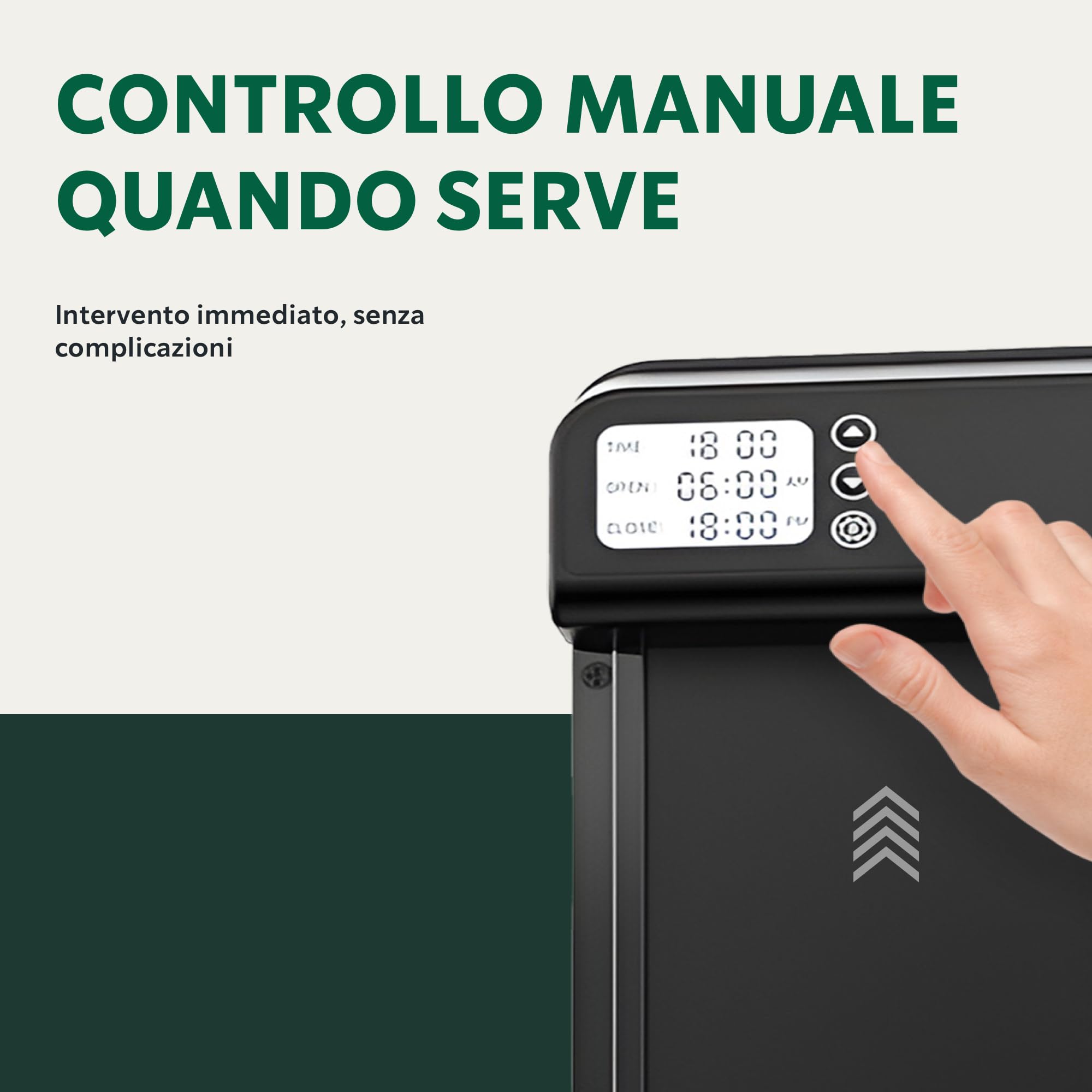 Porta Automatica per Pollaio - Chiusura Programmata e Sicura