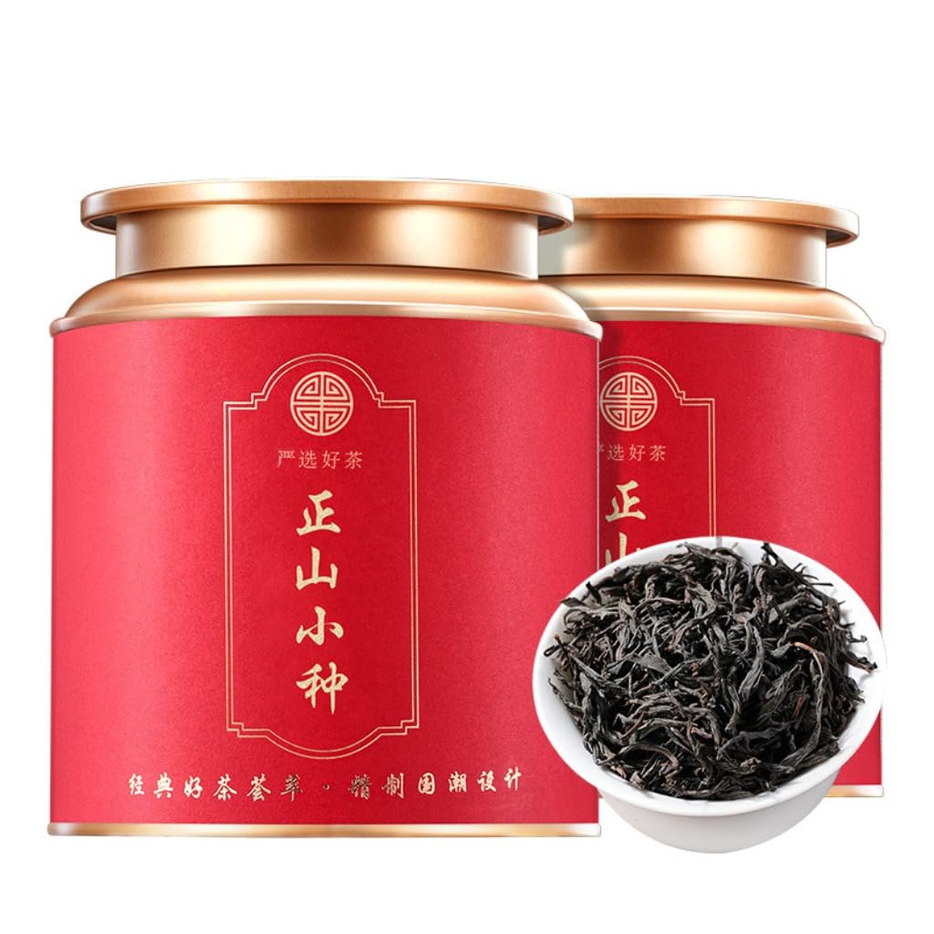 Klasyczna chińska 500g Lapsang Souchong Longan Aroma Czarna Herbata (Zhengshan Xiaozhong) - Herbata Luźna Liściasta