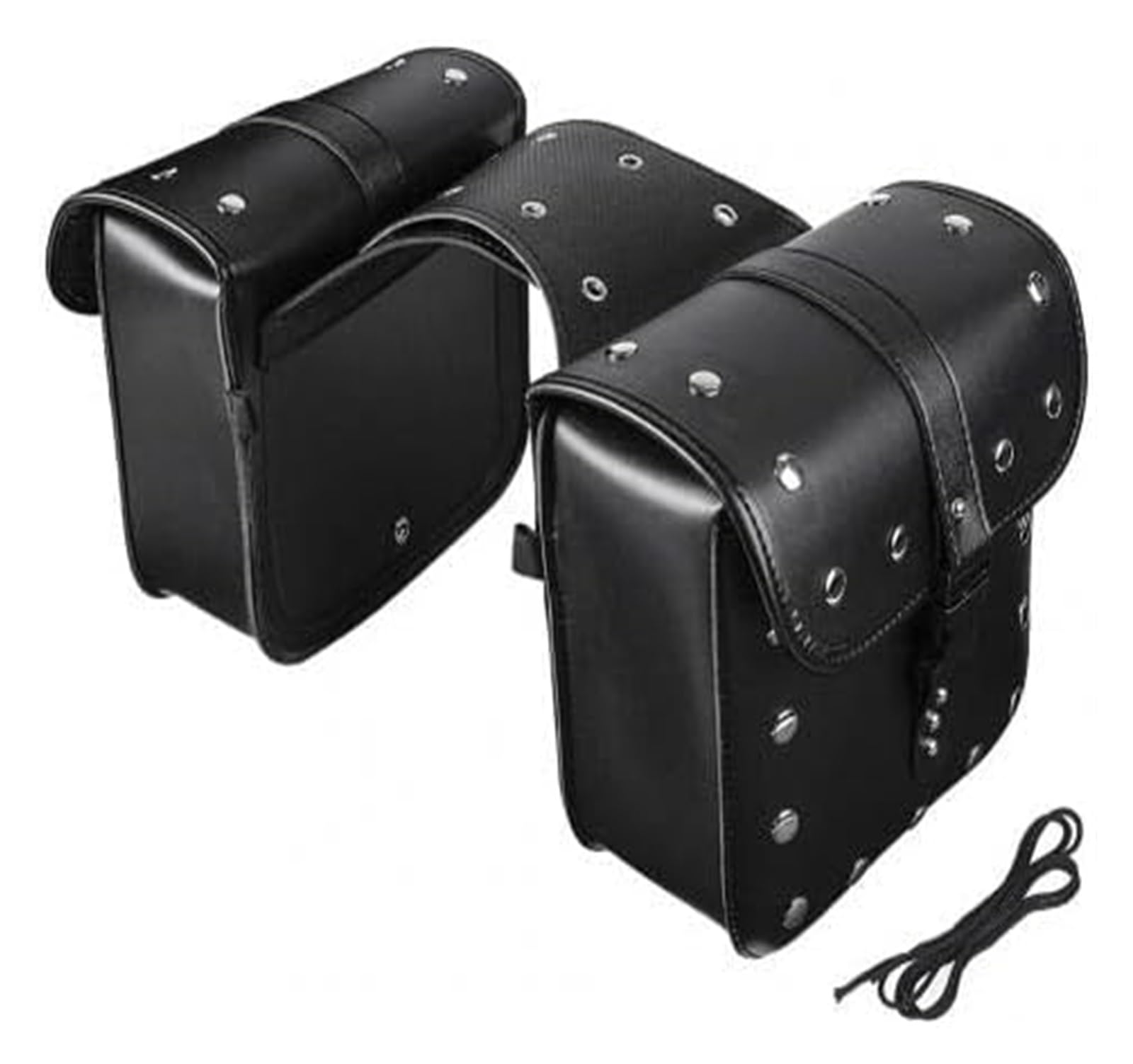 Bolsas Sillín De Motocicleta Bolsas para Sillín De Motocicleta, 2 Piezas, Universales, Impermeables, para Almacenamiento Lateral De Equipaje, para Asiento Trasero