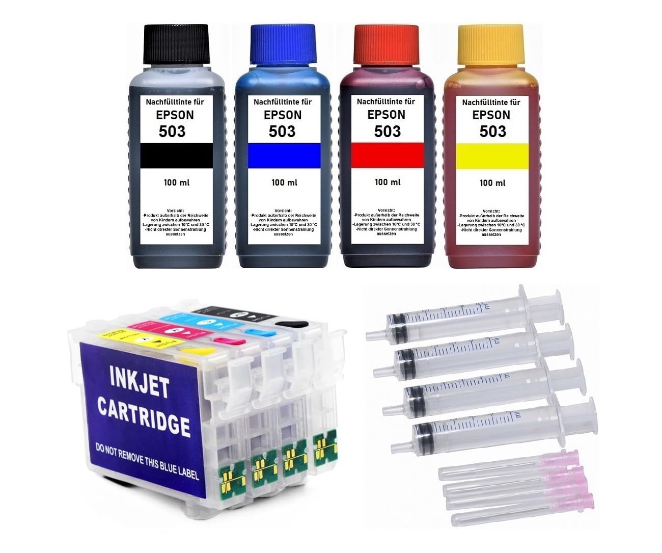 Bottle Ink Per Envy 4520 Kit Ricarica Inchiostro Compatibile HP