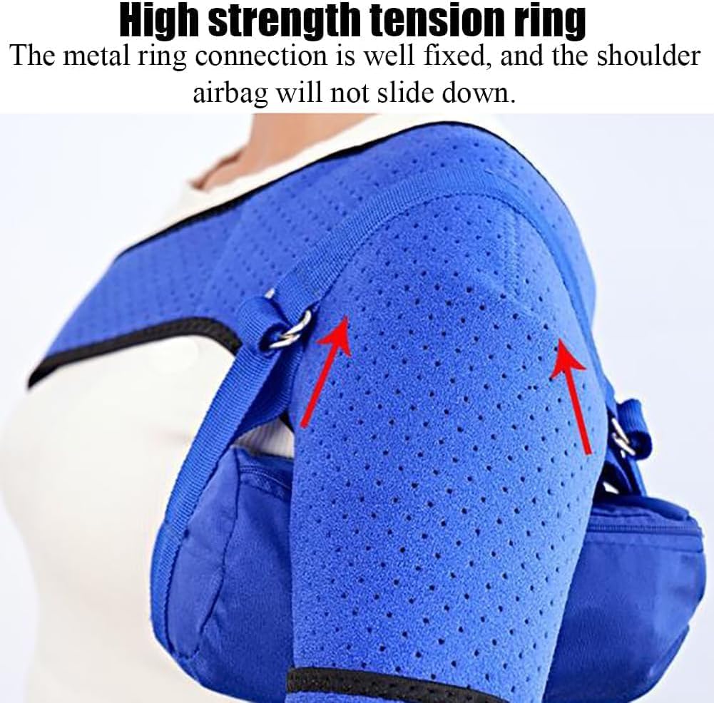 KEULEN Soporte De Cabestrillo Para Brazo De Hombro, Estabilizador Inmovilizador De Hombro Con Bolsa De Aire, Cómodo Y Transpirable, Tirantez Ajustable, Para Dislocación De Articulaciones, Subluxación