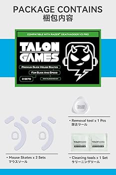 Amazon.com: 2Sets of TALONGAMES Rounded Curved Edges Mouse