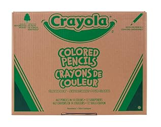 Crayola Colored Pencil Classpack (462ct), Bulk Colored Pencils, 14 Assorted Colors, School Supplies for Teachers, Ages 3+