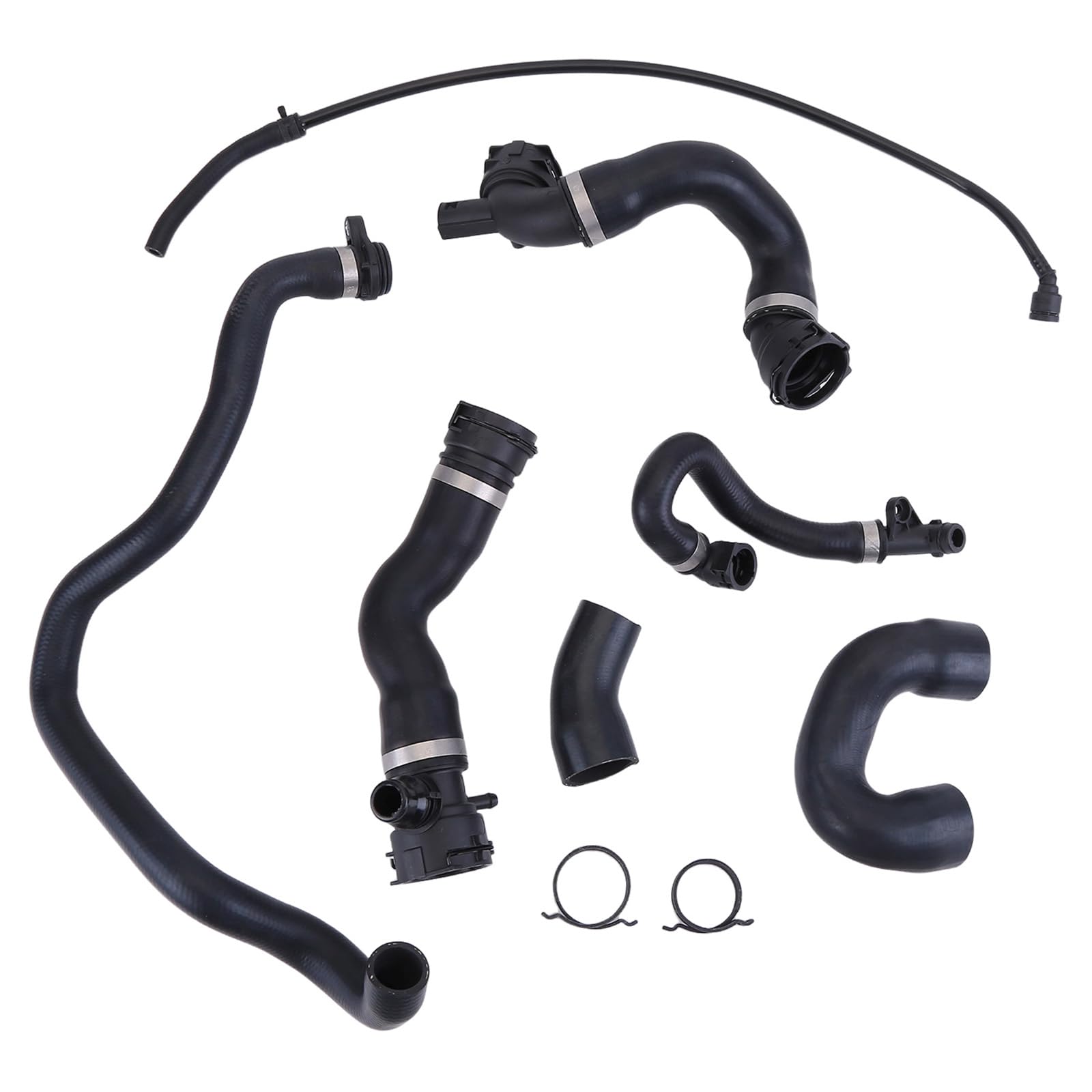 Zcargel 7PCS Engine Radiator Coolant Water Hose Pipe Kit Compatible for BMW E90 128i 328i N51 2007-2011 Lower Upper Radiator Coolant Hose&Vent Hose