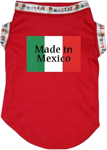 Miniatura 2 de Petitebella Bandera de Made in Mexico - Camisa para cachorro (XXXL, verde)