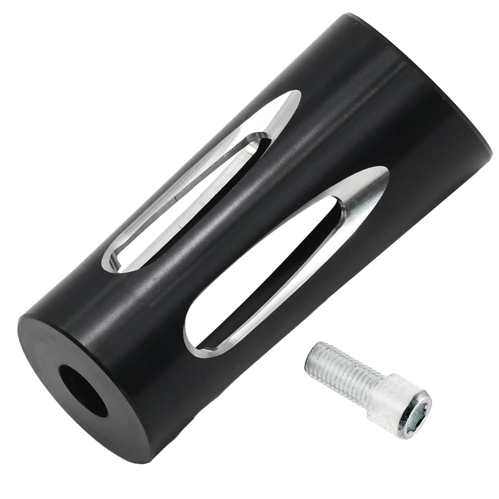 VIKKSAER CNC Billet Aluminum Motorcycle Shifter Peg – Black, Replacement For Harley Sportster/Touring/Dyna/Softail & More - View #4
