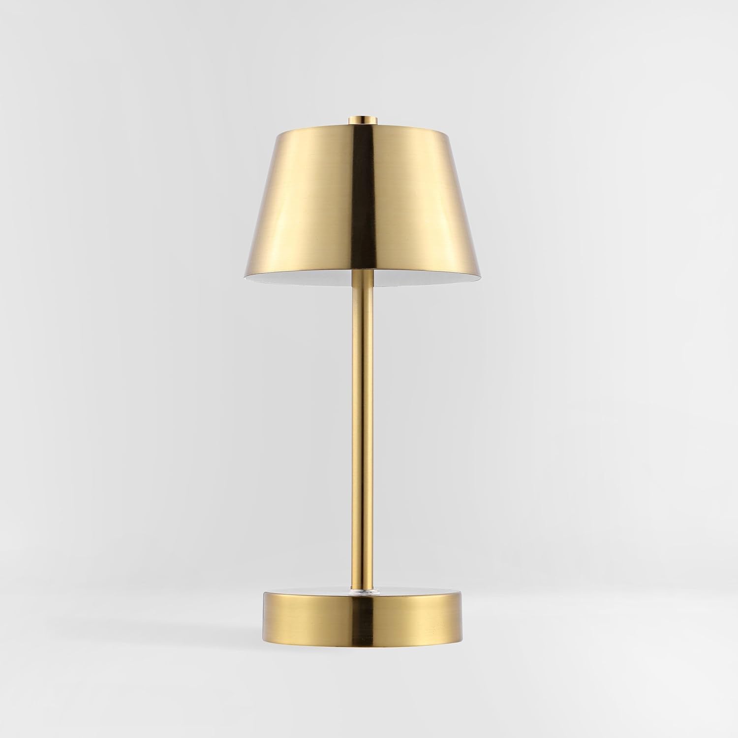 SAFAVIEH Lighting Collection Laita Modern Brass Portable Rechargeable LED Table Lamp