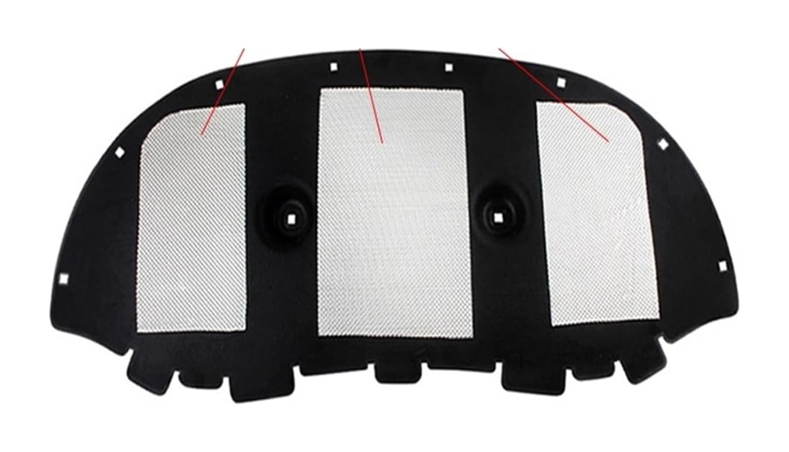 for Skoda for Kodiaq 2017-2021 Front Engine Hood Insulation Cotton Soundproof Pad PET Aluminum Foil Car Sound Insulation Cotton(Type A)