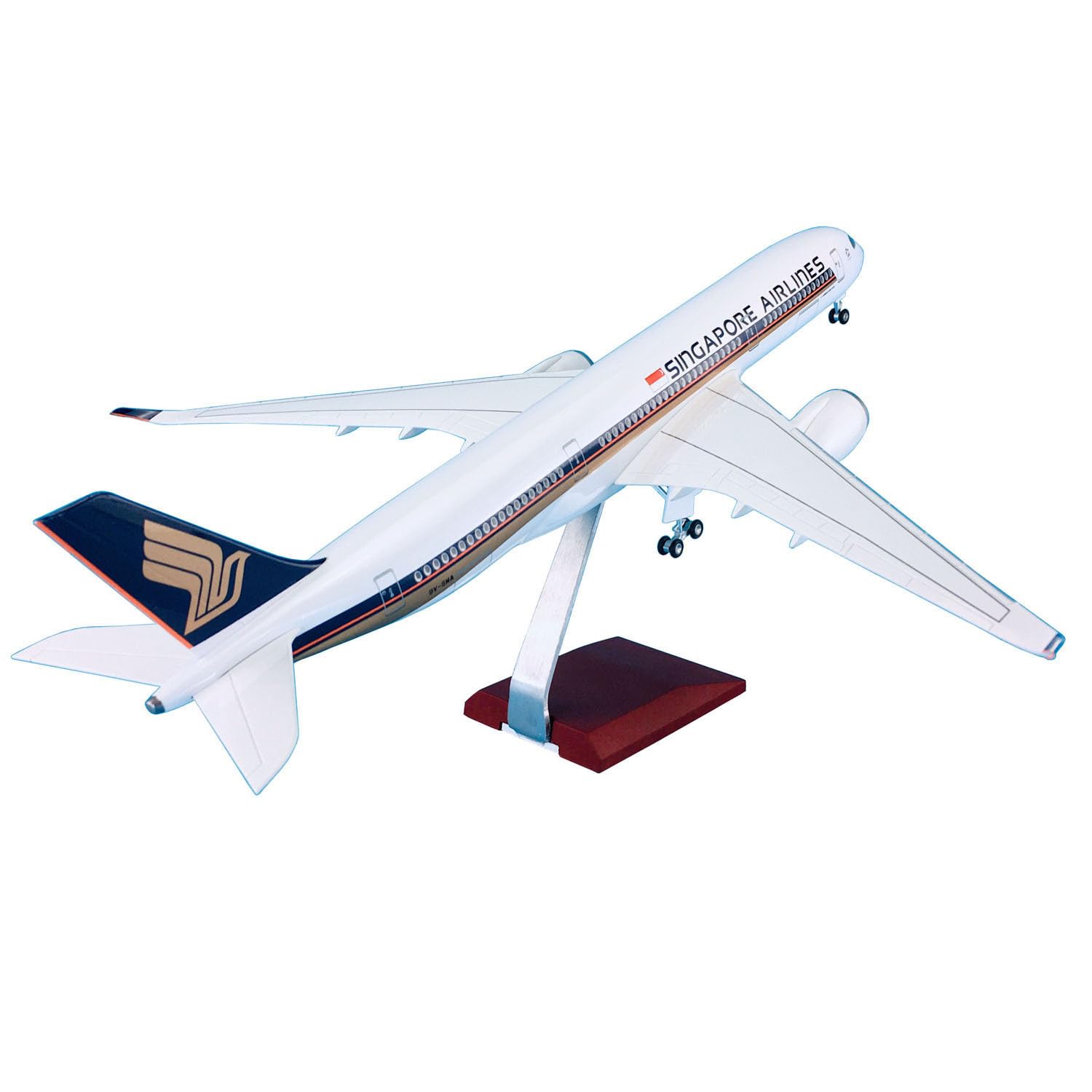 Singapore Airlines A350-900 1:200スケールモデル Singapore Airlines (SIA, SQ) AirBus A350-900 Airplane Model (1:144