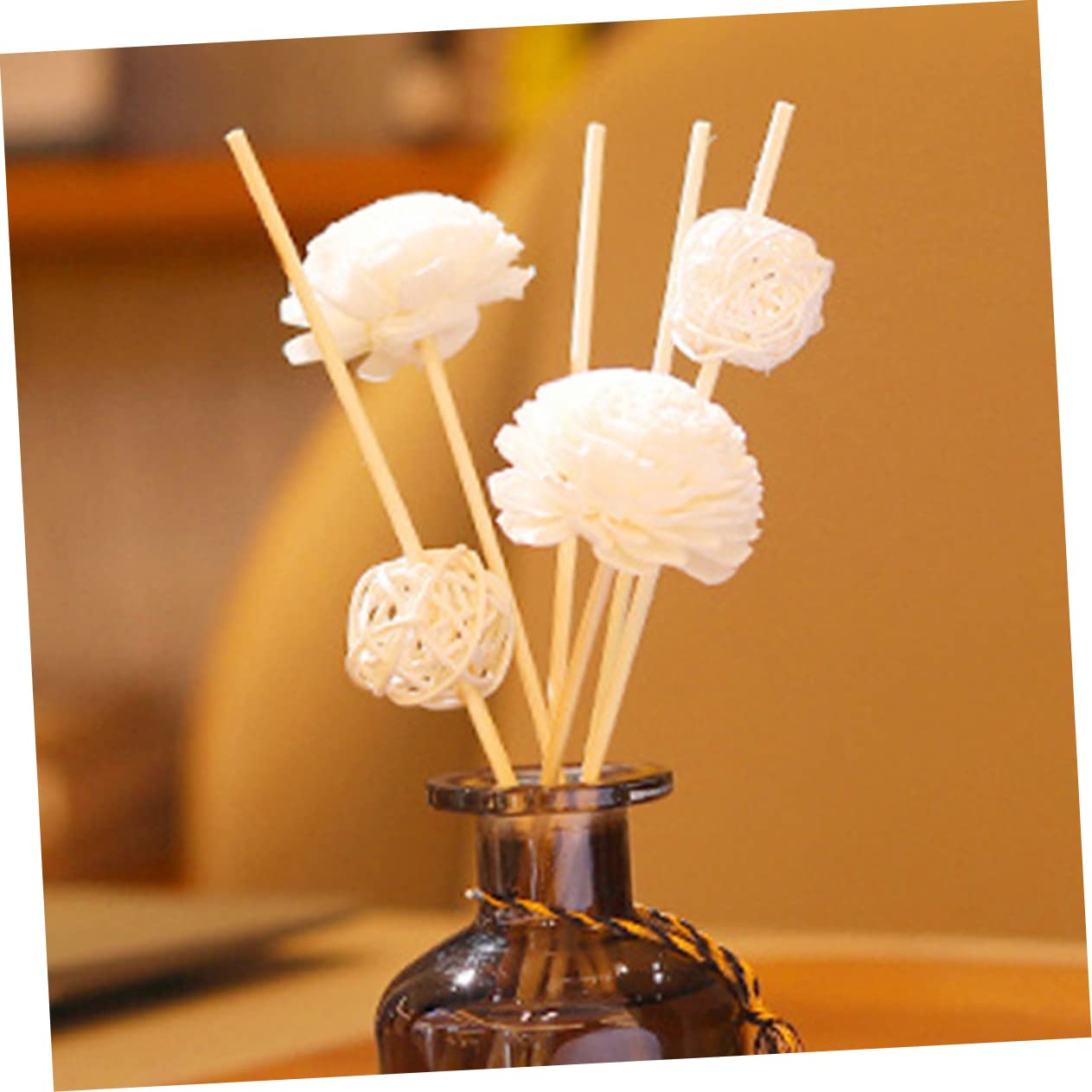 Amosfun 50stücke Duftstäbchen Für -Diffuser Rattan-stäbe Für Ätherische Öle Kreative Aromatherapie-zubehör Für Wohnräume Schlafzimmer Und Küche Verbesserte Duftverbreitung