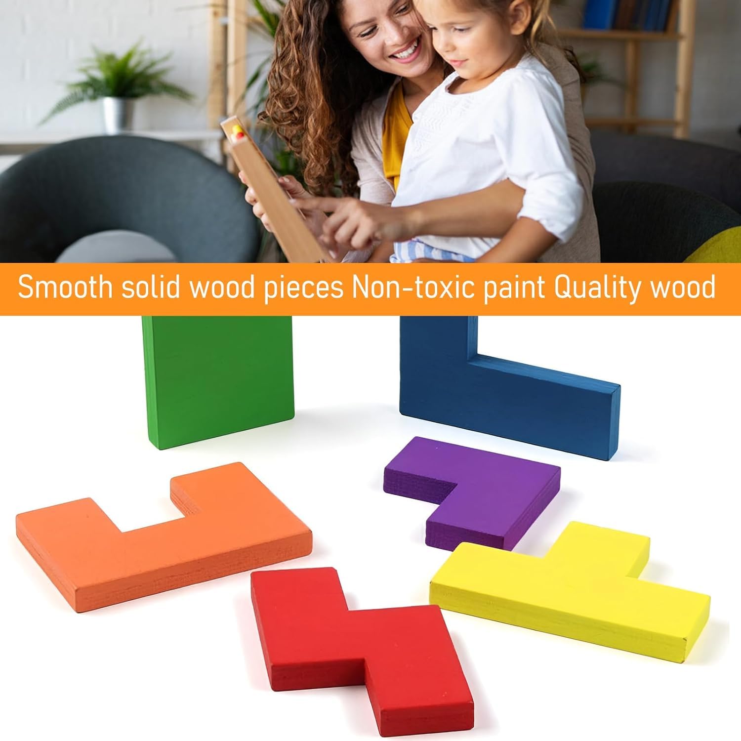 Giochi Bambini 3 4 5 6 Anni, Tangram Bambini Puzzle di legno Giochi Montessori 3 4 5 6 Anni Puzzle Bambini 3 4 5 6 Anni Regalo Bambina 3-6 Anni Giocattoli Bambini 3-6 Anni Gioco Educativo Giochi