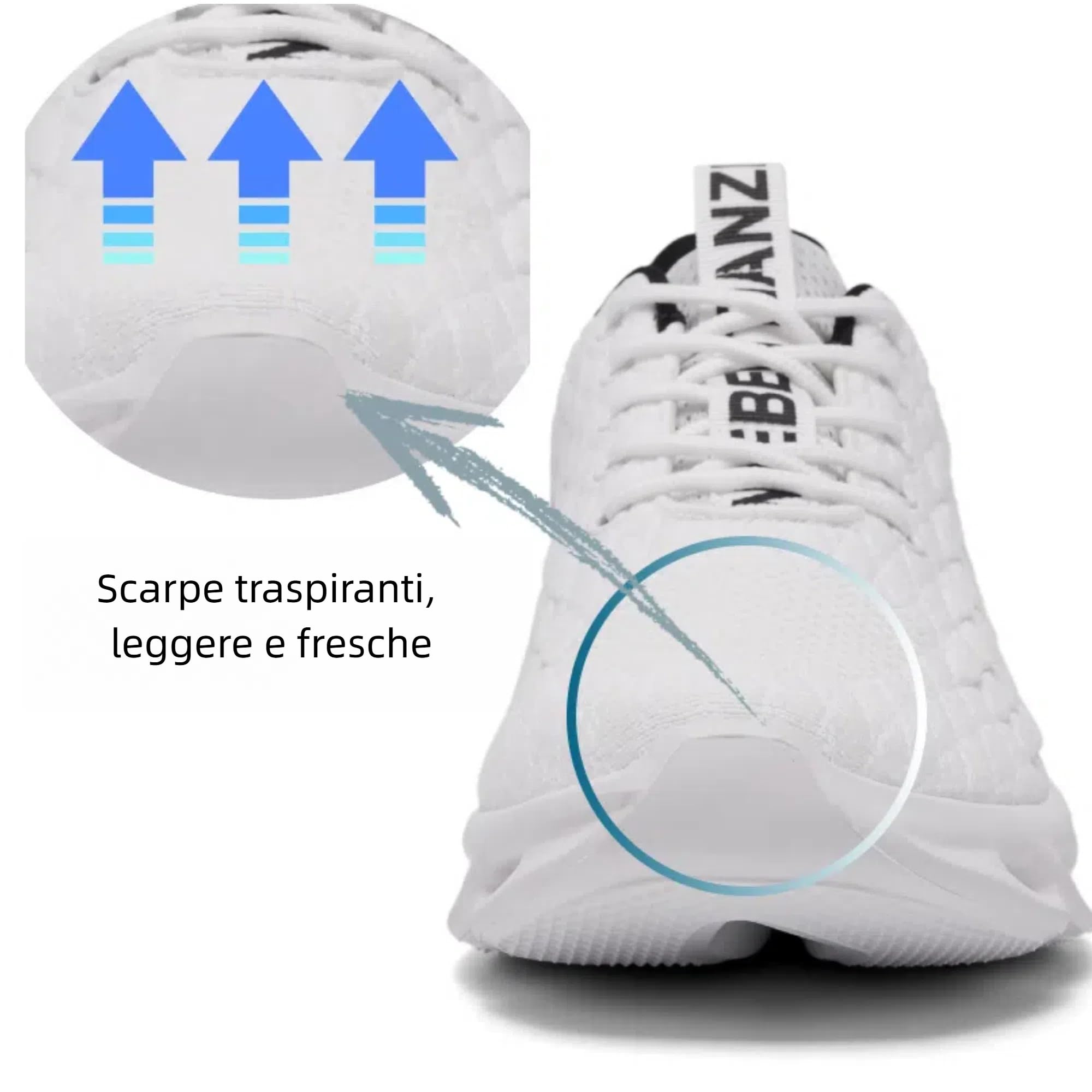Herren Schuhe Turnschuhe Sportschuhe Laufschuhe Running Tennis Walkingschuhe Fitnessstudio Sneaker Freizeit Fashion Leichtgewichts Atmungsaktiv