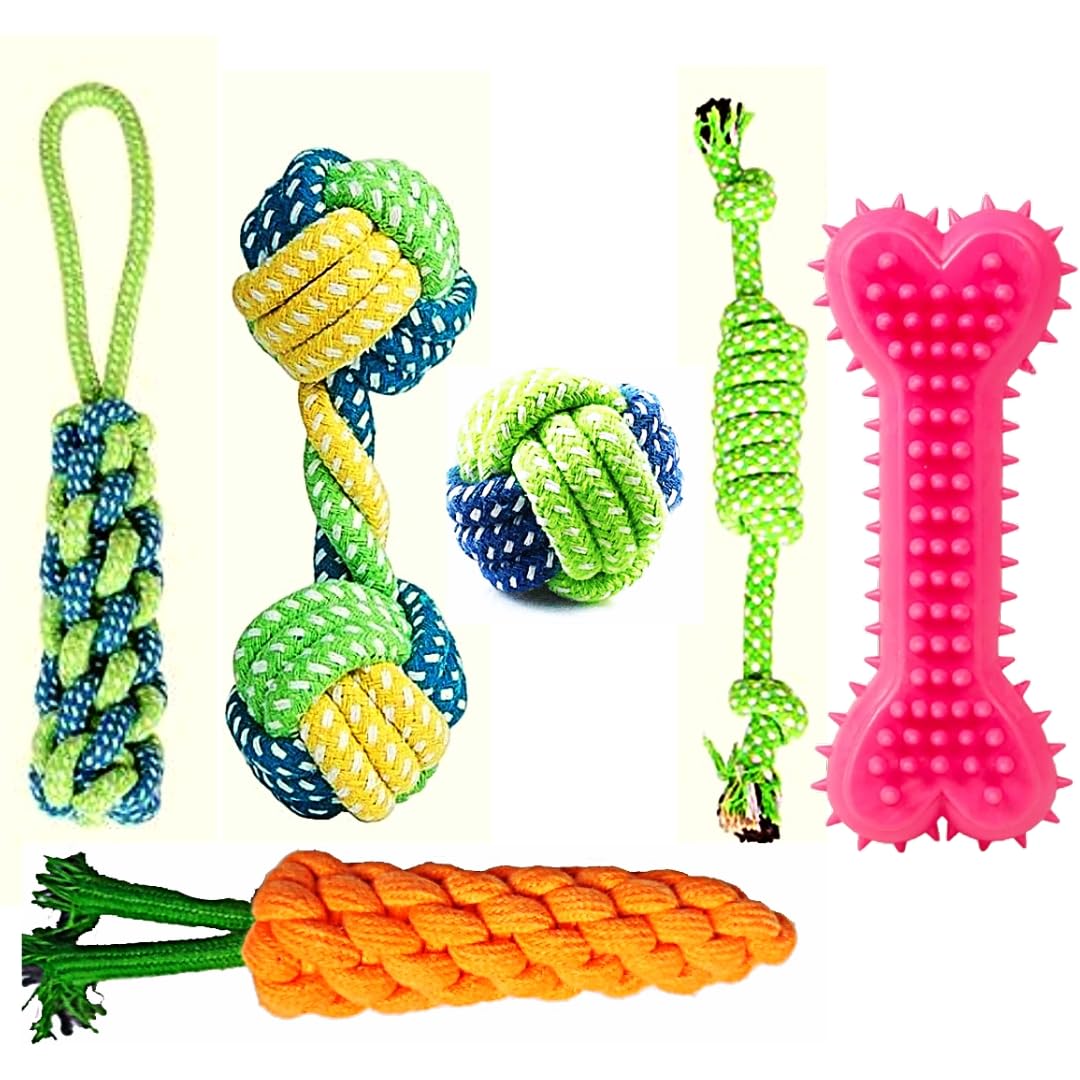 Delicious Treat Agirav Tail Dog Toys + Dog Chew Toys + Puppy Teething Toys + Rope Toys + Dog Toys for Small to Medium Dog Toys + Dog Toy Pack(Pack of 5)(Colour May Vary) (Combo 5) (B0CNQ12P7W) Amazon Price History, Amazon Price Tracker