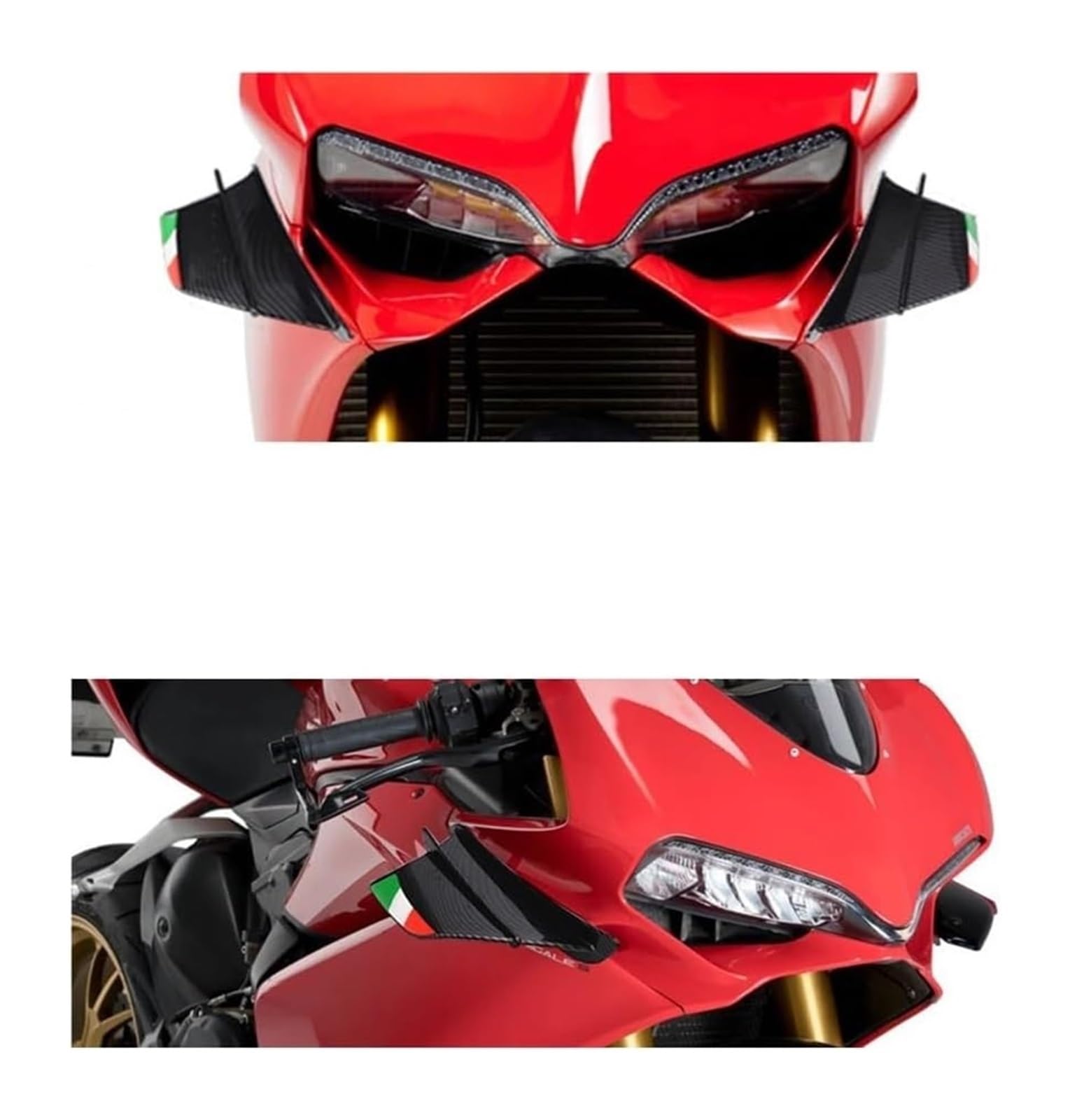 Amazon | 用 ニンジャ 300/250/650 H2 H2R オートバイウイングレット 