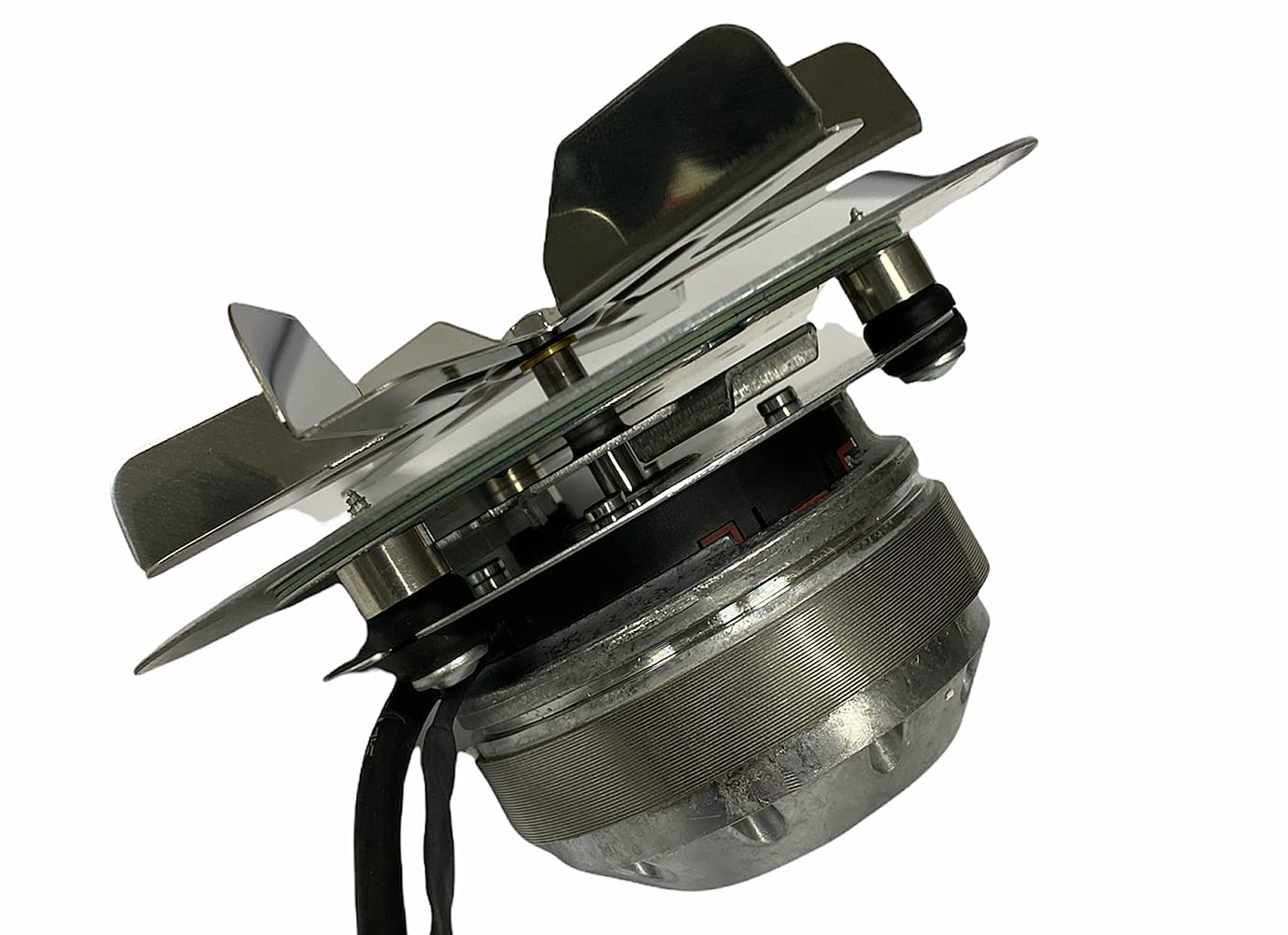 eRicambi Extractor aspirador de humos para estufas de pellet, con Encoder EBM R2E150-AN91-13, ventilador Ø 150 mm, potencia 32 W, revoluciones hasta 2400 RPM, alcance máximo de 185 m3/h