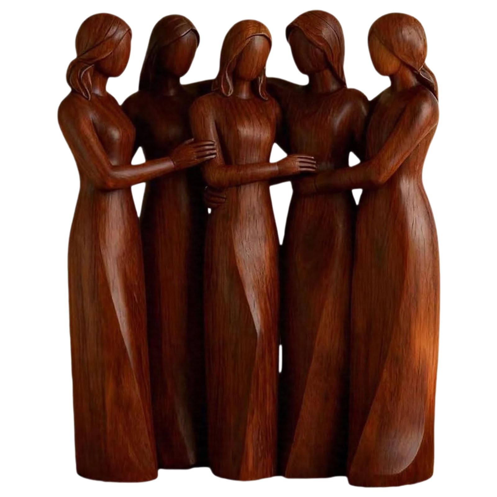 Sisters By My Side Friendship Statue, Sister Friendship Gifts for Women, Bestie Sisters Figurines Birthday Gift from Sister