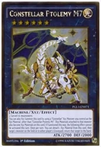 yugioh - Constellar Ptolomeo M7 PGL3-EN071 1 Edición Oro Raro - Oro Premium Infinite Gold