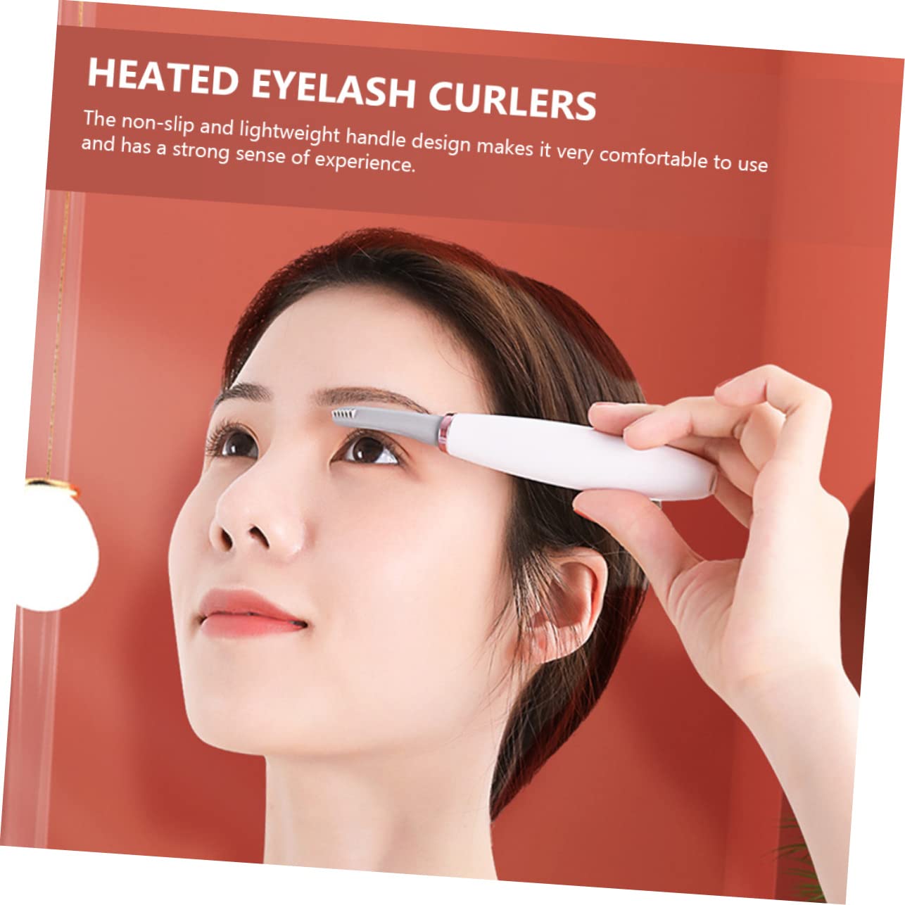 FRCOLOR 3piezas Rizador De Pestañas Eléctrico Calefacción Curling Para Maquillaje Herramienta De Para Mujeres y Diseño Portátil
