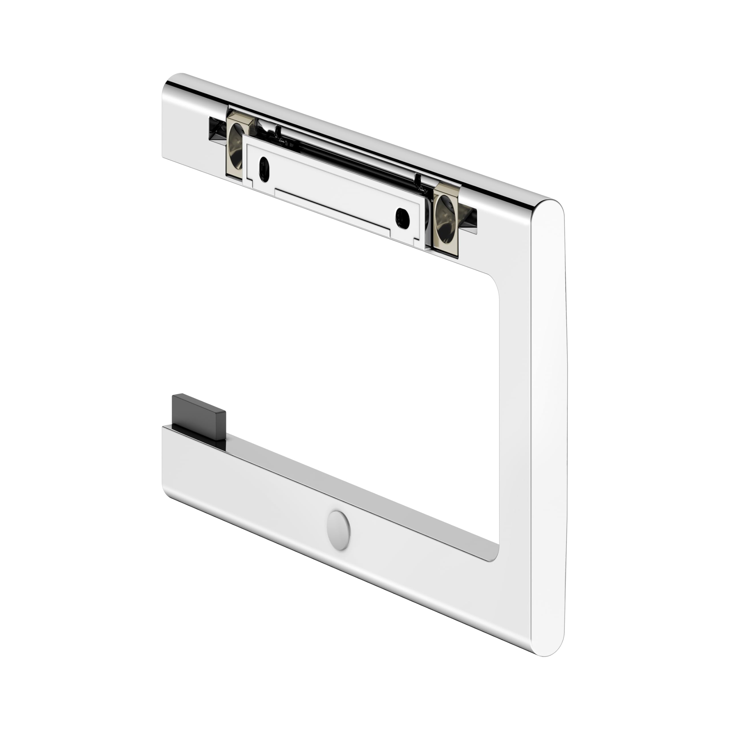 KEUCO EDITION 400 Zeepdispenser met gematteerd Stolpglas, 150 ml, metaal verchroomd, Made in Germany, navulbaar, incl. schroeven en pluggen, Lotiondispenser voor boren