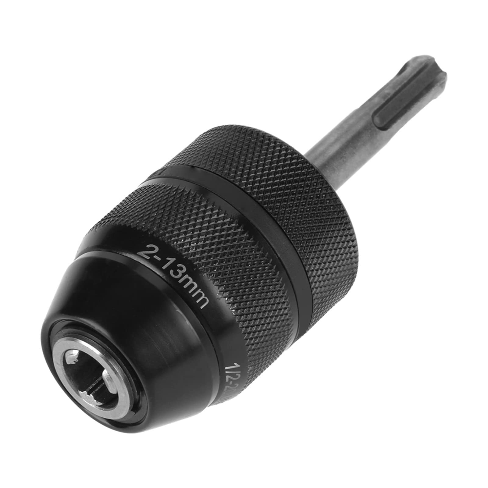 2-13mm SDS Keyless Hand Drill Chuck, Chazcool Self-tighten Lathe Drill Chuck Converter with SDS Adapter Accessories Fit for Multiple Purposes