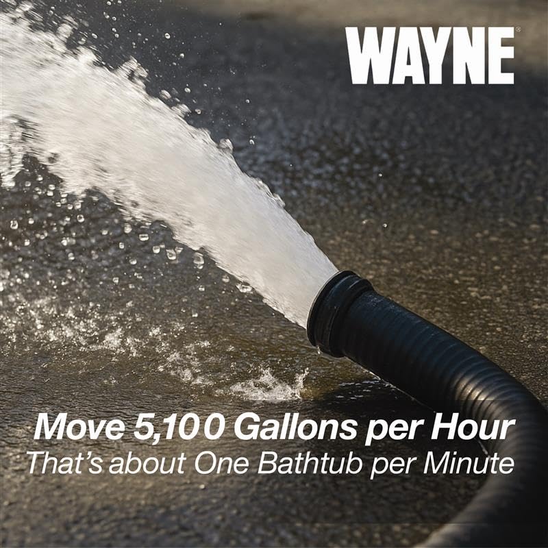 Image of WAYNE Flood Protection Pump Bundle - WaterBUG Submersible Utility Pump + Basement Guardian Smart Sump Pump | Emergency Water Removal & Long-Term Basement Protection