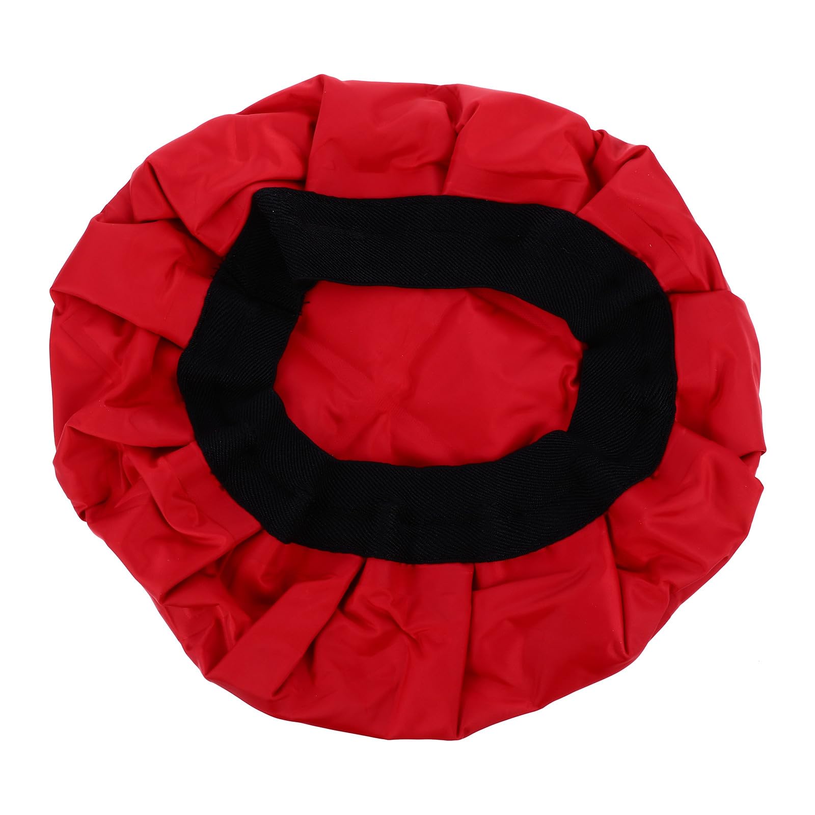 Gorro Térmico Cabello Gel Reutilizable para Microondas Gorro Calefactor Rojo para Cuidado Profundo del Cabello Acondicionamiento en Frío y Caliente Apto para Todo Tipo