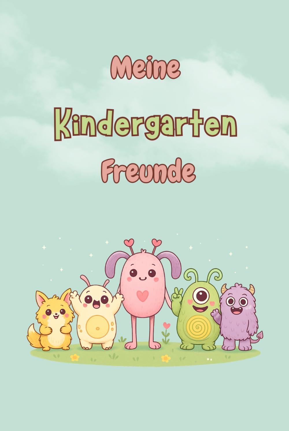 Meine Kindergartenfreunde: Ein liebevoll gestaltetes Freundebuch zum Ausfüllen, Malen & Erinnern