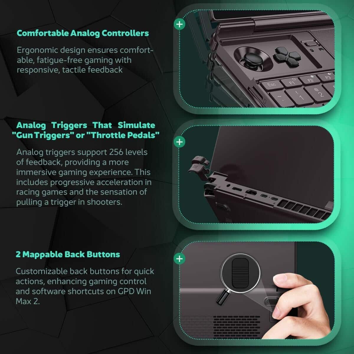 GPD Win Max 2 AMD Ryzen 7 6800U 16GB RAM / 1TB M.2 SSD Laptop