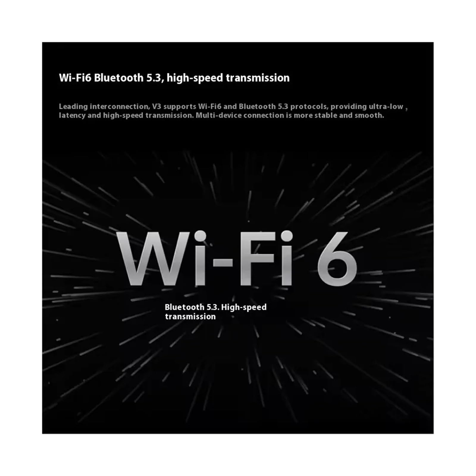 Gafas de Tiro V3 AI inalámbricas Inteligentes compatibles con Auriculares Bluetooth(Feather Black)