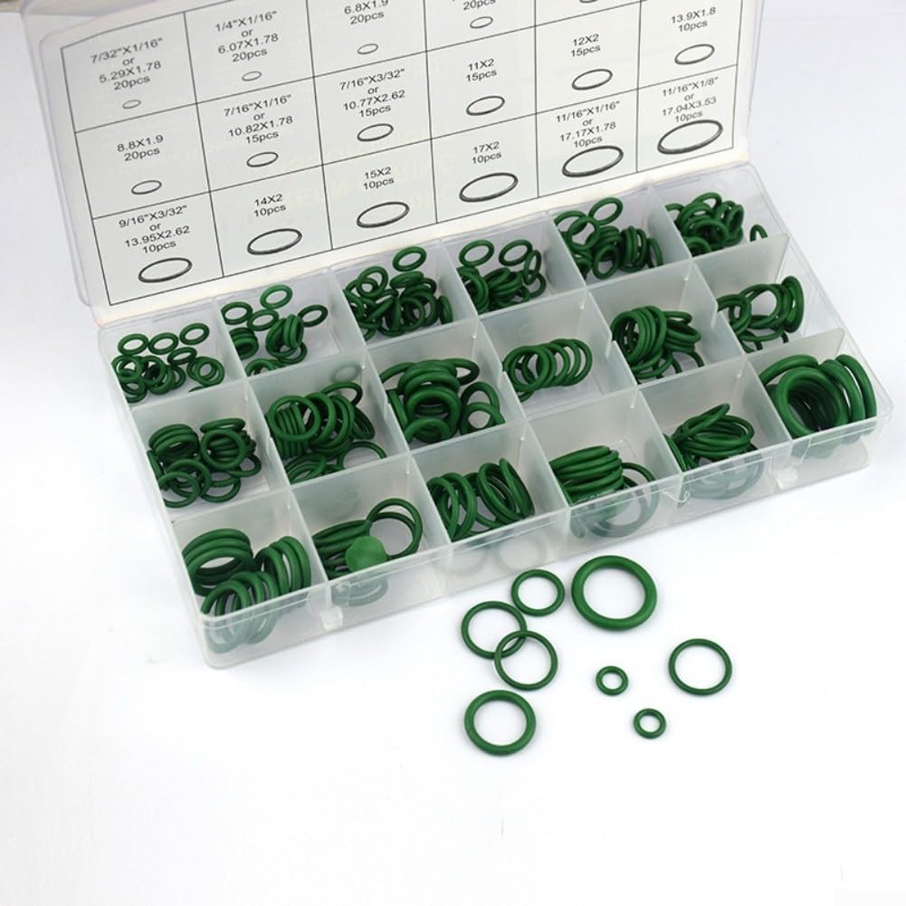 Kit Réparation AC pour voiture 270 Joints Verts Kit Réparation