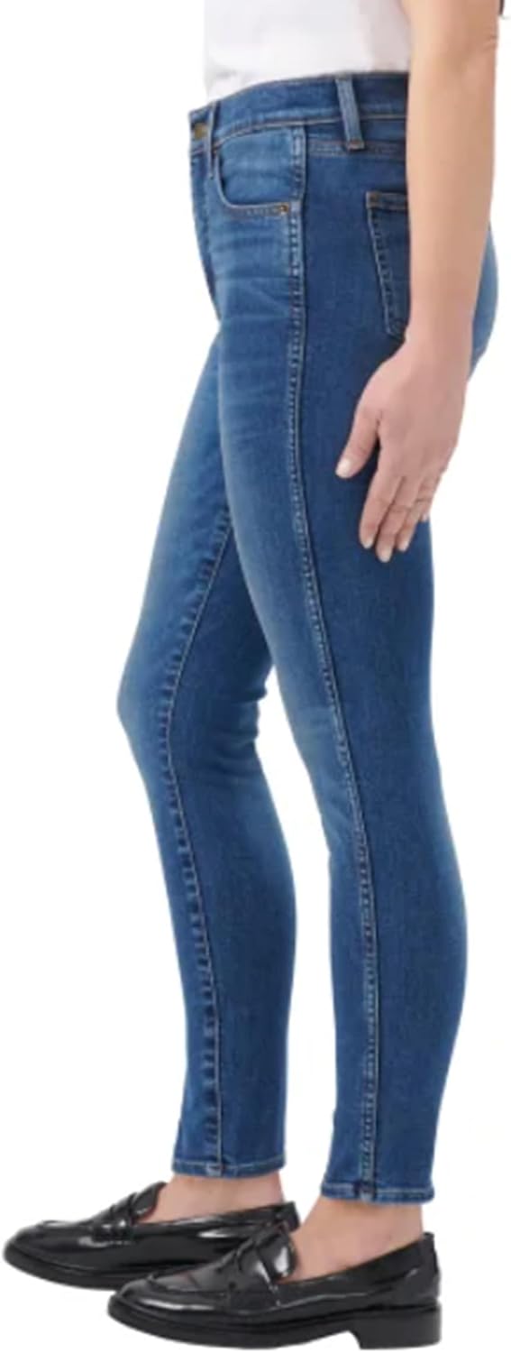 KIRKLAND Signature Women's High-Rise Skinny Jeans Pants (12, Blue) - Image 2